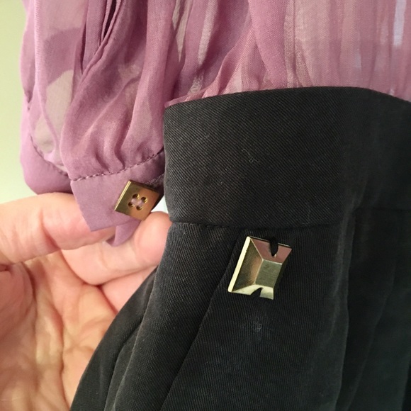 Silk sheer top and shorts romper - Christmas party attire! - Picture 4 of 5